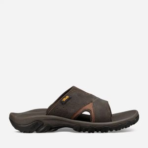 Teva Katavi 2 Slide Sandaler Herre MørkeBrune (DK GCPX)
